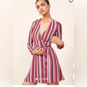 Reformation wrap dress